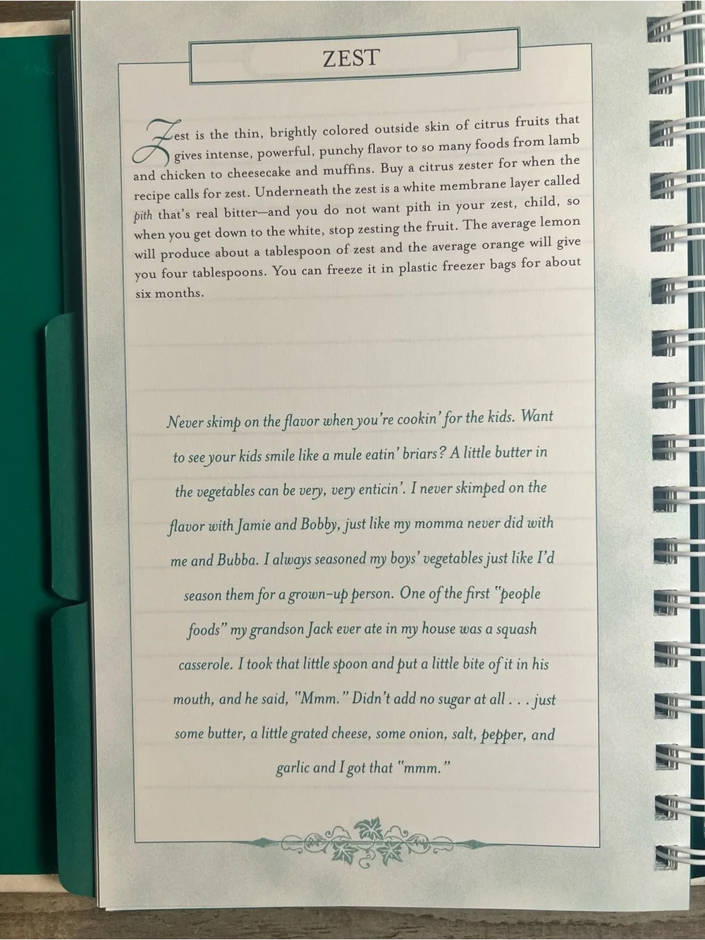 Paula Deen Kitchen Wisdom Recipe Journal